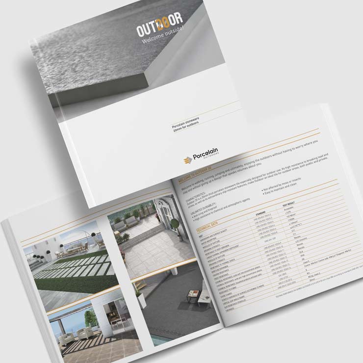 210mm Square Perfect Bound Brochures
