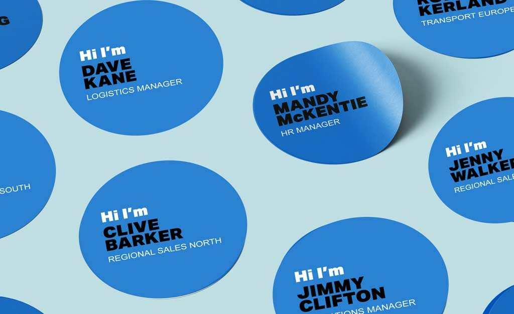 Digitally printed brochure with a personalised, visually striking design