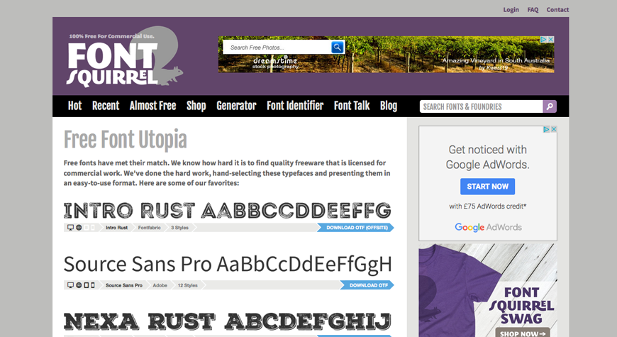 FontSquirrel