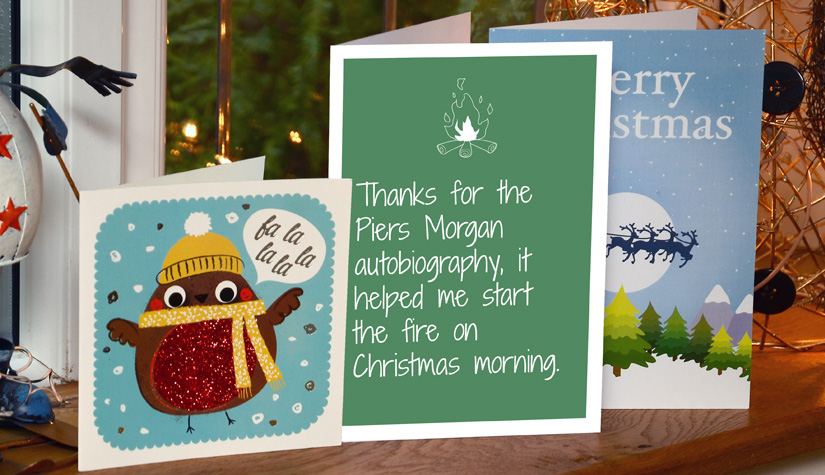 Brutally Honest Christmas Thank You Cards